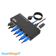 کی وی ام سوئیچ 2 پورت Auto HDMI کی نت